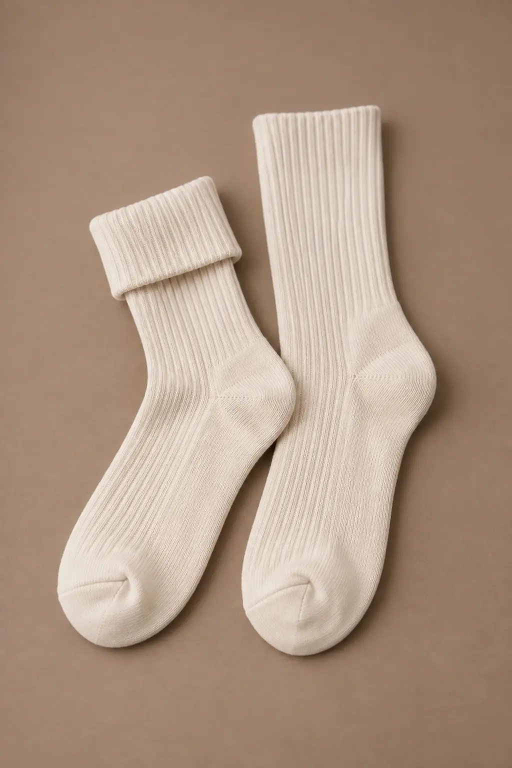 Studio Crew Socks in Cloud, temporary studio product photography