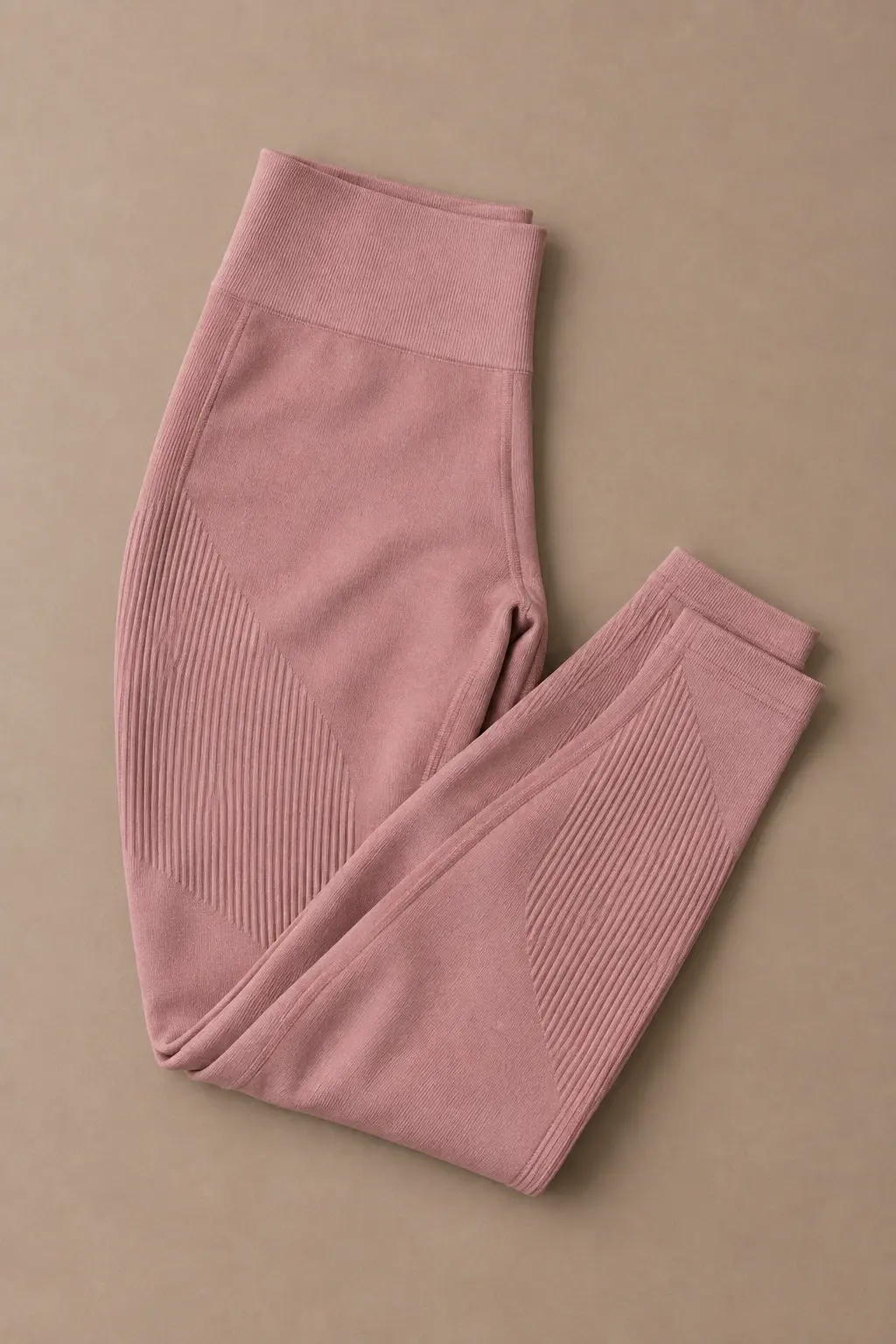 Form Legging in Dusty Rose, temporary studio product photography